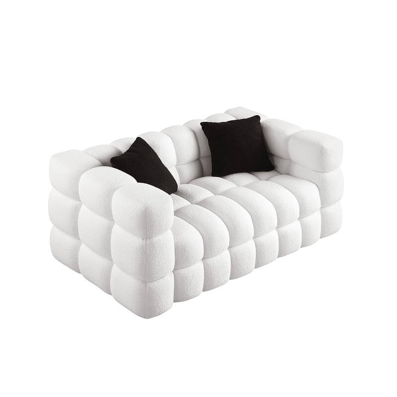 Modern Boucle Sofa Set for Living Room