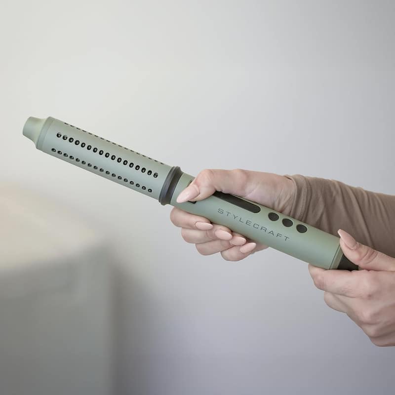 StyleCraft Sage Retractable Styling Brush & Curling Wand - 1.25"