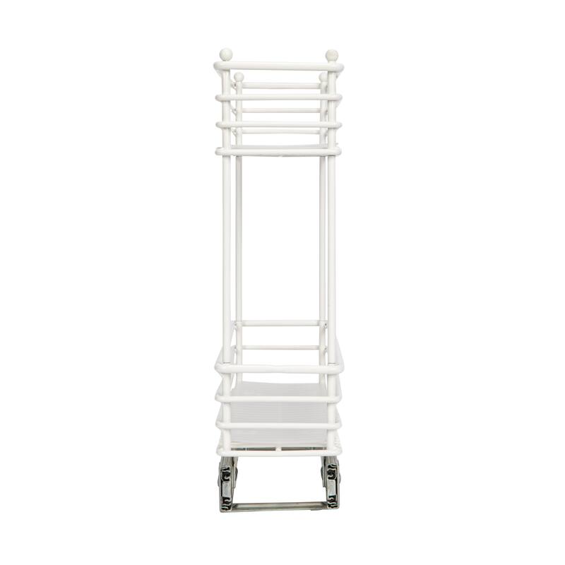 Household Essentials Narrow Two Sliding Cabinet Organizer