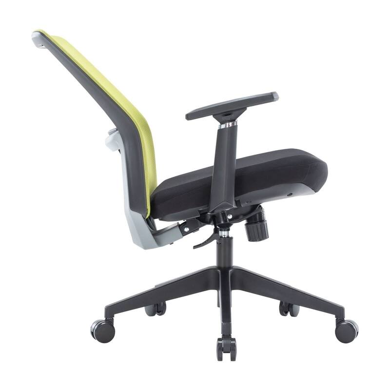 Ingram Contemporary Ergonomic Mesh Office Chair - Adjustable Height & Armrests, Mid-Back Swivel Desk Chair for Home Office