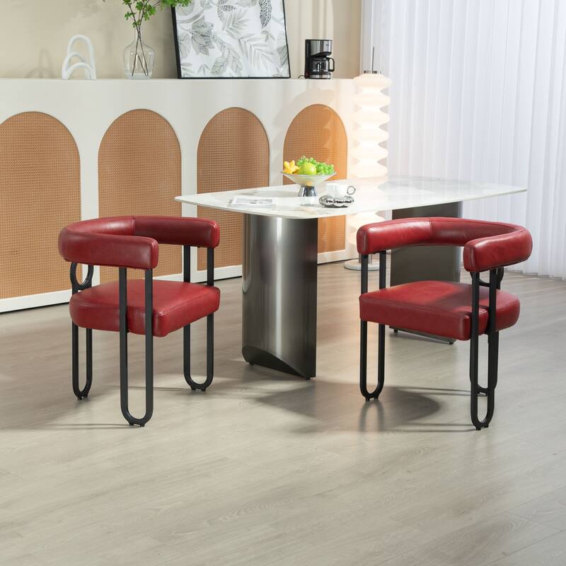 Mid Century Style Dining Chair Set of 2