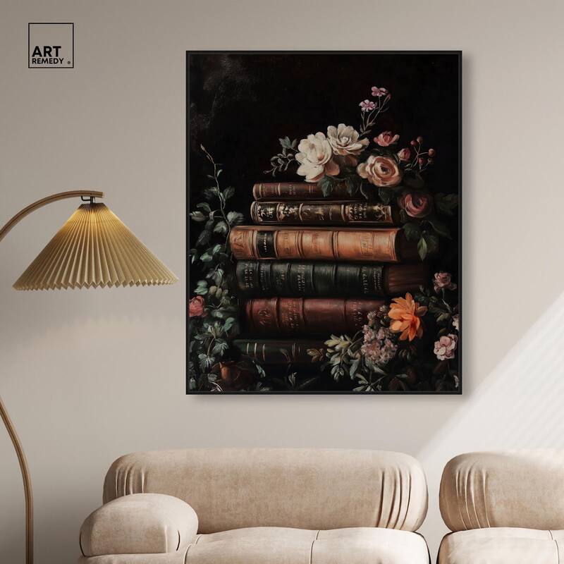 Stacked Wisdom Canvas by Art Remedy