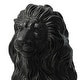 preview thumbnail 36 of 55, Glitzhome MGO Majestic Sitting Guardian Lion Statues Porch Sculpture Outdoor Indoor Set of 2