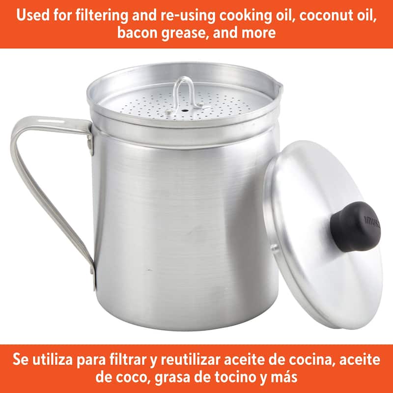 IMUSA 1.5 Qt Aluminum Grease Dispenser