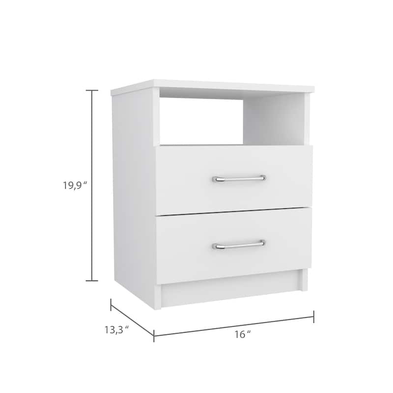Nightstand with Two Drawers