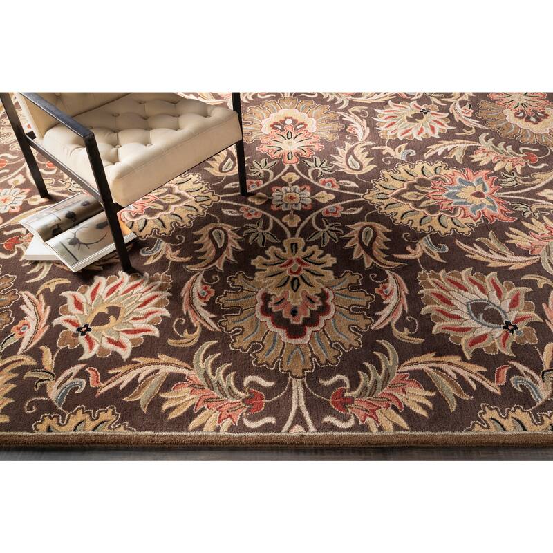 Handmade Tami Transitional Wool Area Rug