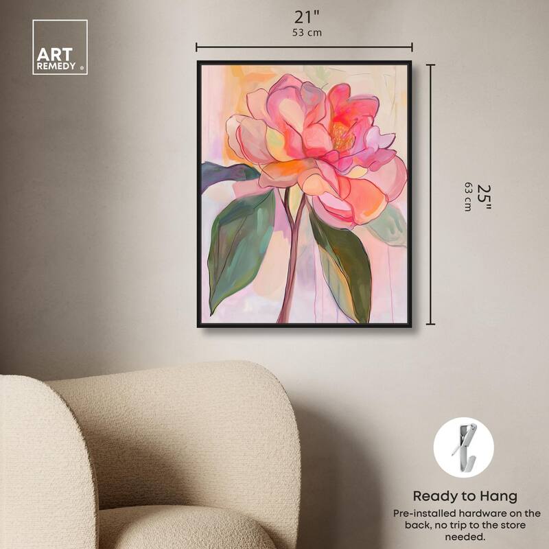 Softly Unfurling I Canvas by Art Remedy