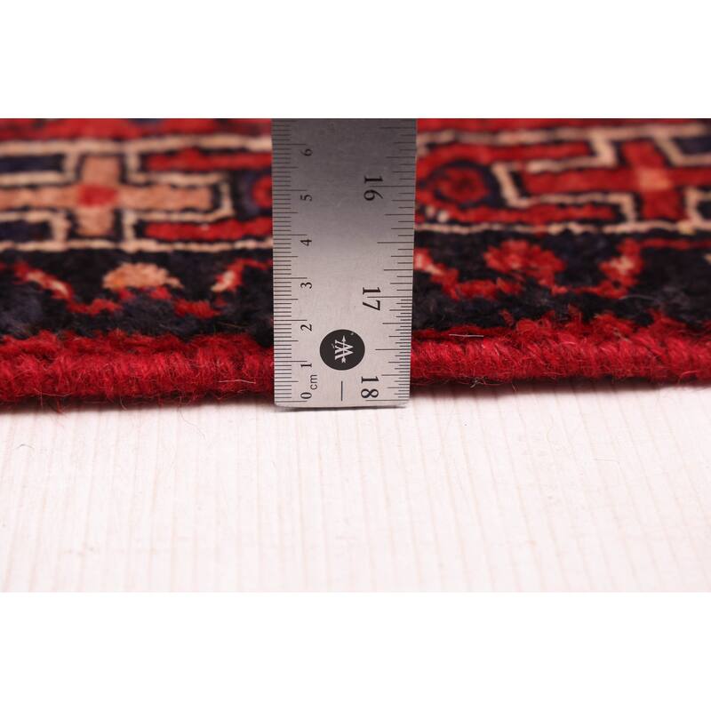 ECARPETGALLERY Hand-knotted Andelz Black, Red Wool Rug - 2'11 x 10'0