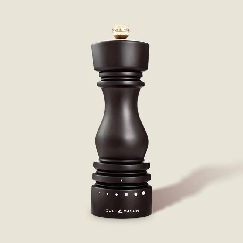 Cole & Mason London Grind Select Chocolate Wood Pepper Mill 7"