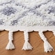 preview thumbnail 28 of 117, SAFAVIEH Berber Fringe Shag Leatha Trellis Rug