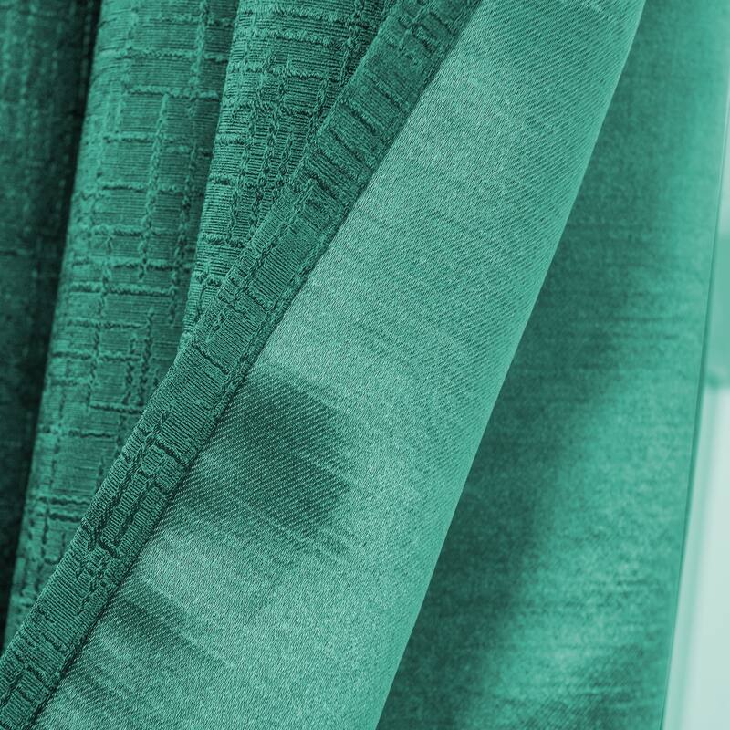 Lynx Matte Embossed Room Darkening Grommet Panel 84" - (1x) 52 x 84 in.