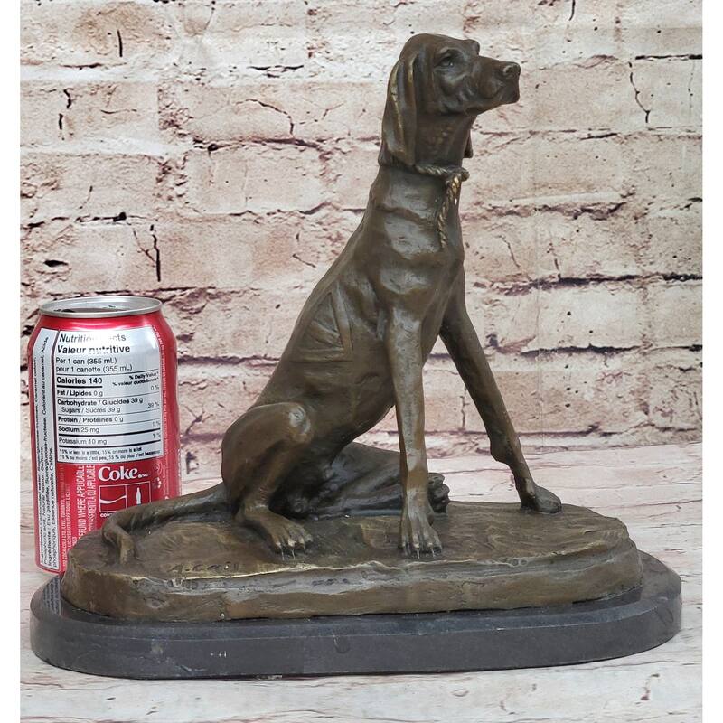 Labrador Retriever Lab Hunting Trials Trophy Water Gun Dog Duck Bronze Statue