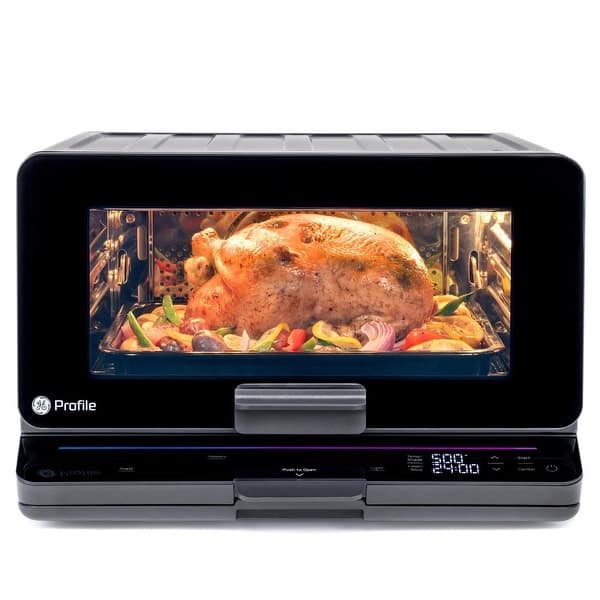 slide 2 of 11, GE Profile UltraFast Smart Air Fry Oven Black