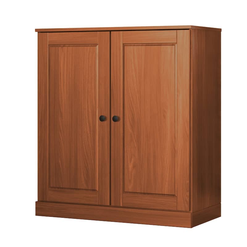 Palace Imports 100% Solid Wood 3-Shelf Bookcase, Adjustable Shelves, 32" Wide, 35.75" Tall