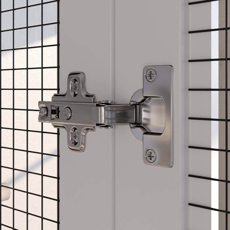 Indoor Bird Cage Cabinet with Storage Base, White Wooden Aviary with DIY Wire Mesh & Food Organizer