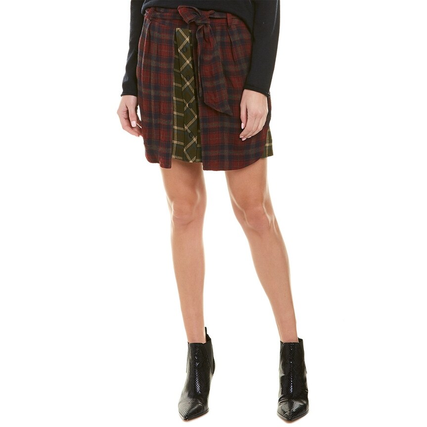 rag and bone tartan skirt