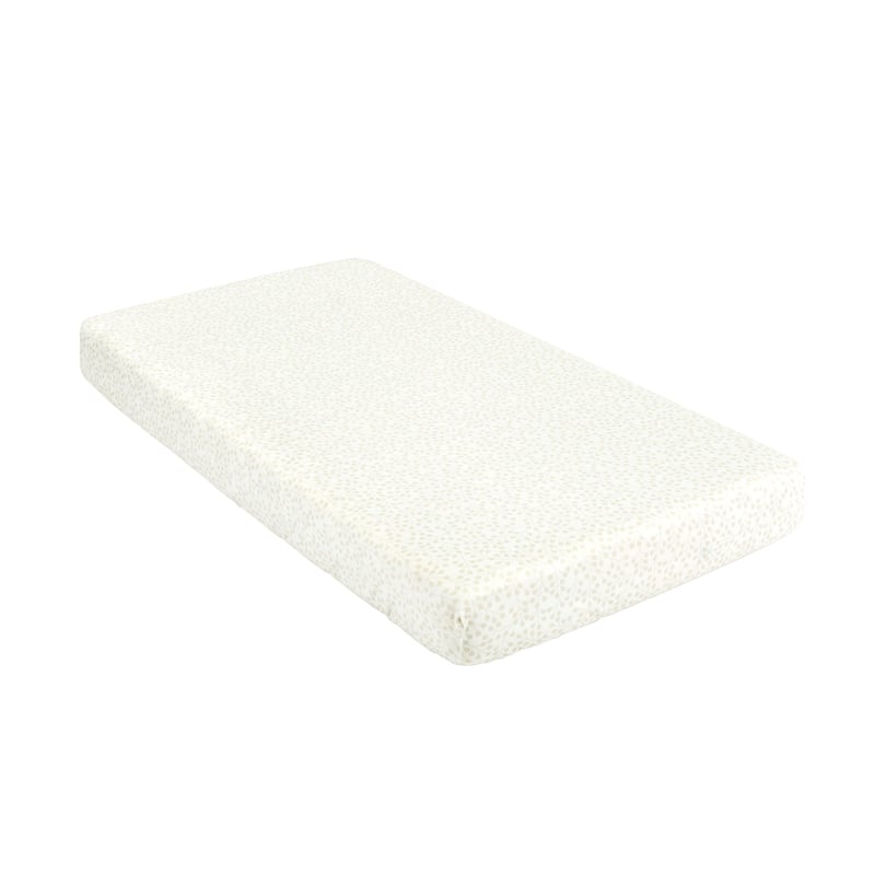 Lush Decor Baby Farmhouse Leaf Branch Soft & Plush Fitted Crib Sheet - 52"x 28" x 9"