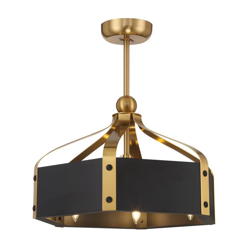 Savoy House 26-FD-7806 Sheffield 26" 3 Blade Indoor LED Fandelier