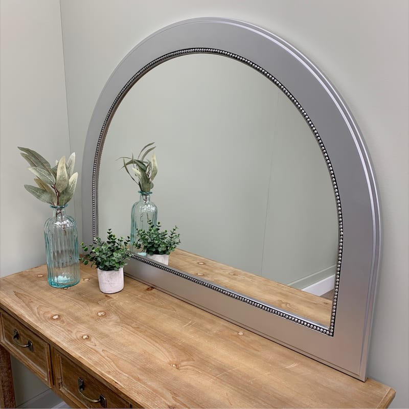 Yates Framed Mantel Mirror - Crescent Cathedral - 42.4x31.4