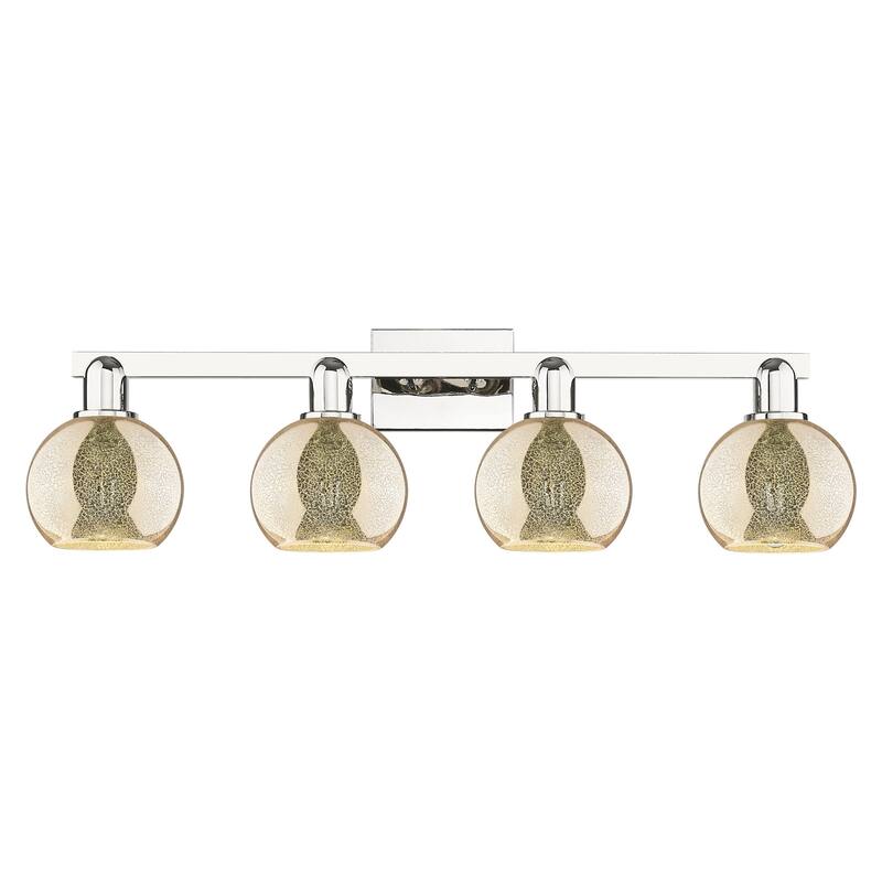 Innovations Lighting 716-4W-10-33 Athens Vanity Athens 4 Light 33" - Polished Nickel / Mercury