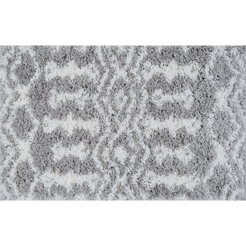 Joy Shag Mediterranean Geometric Indoor Area Rug