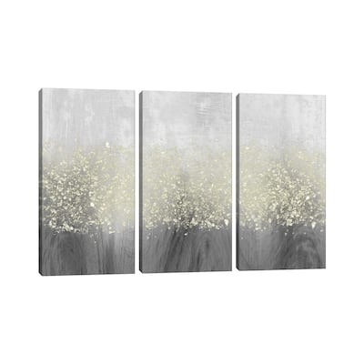 iCanvas "Glitter Swirl II" by Jennifer Goldberger 3-Piece Canvas Wall Art Set