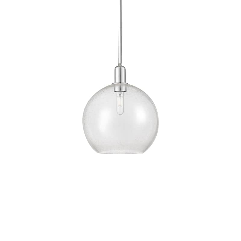Innovations Lighting 716-1S-15-12 Athens Pendant Athens 12" Wide - Polished Chrome / Seedy