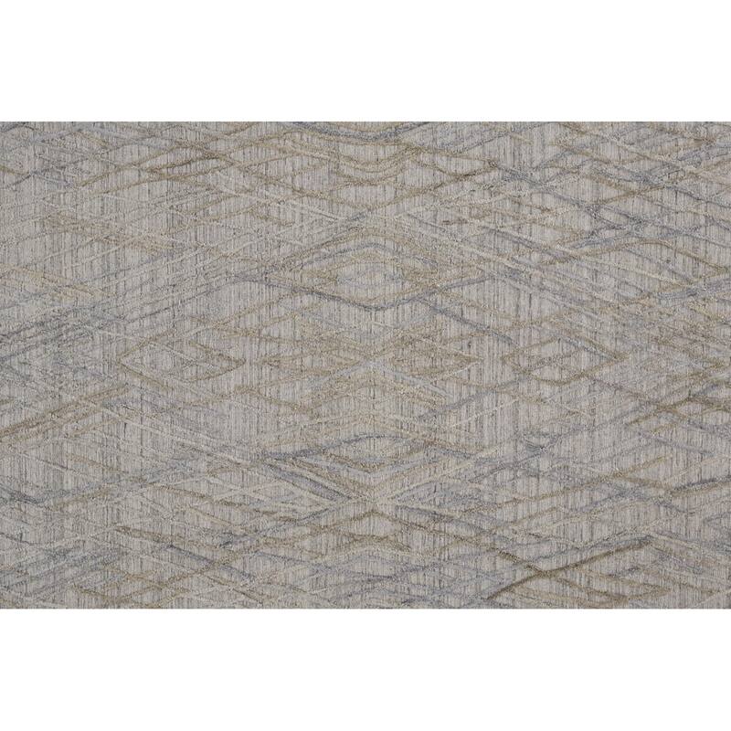 Tudu Abstract Modern Woven Durable Area Rug By HomeRoots - 4' x 6'