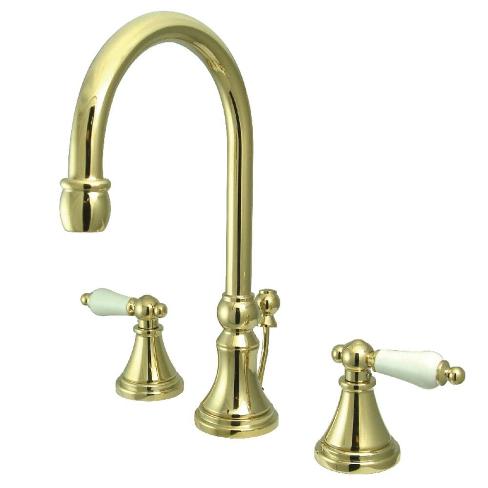 Kingston Brass Governor 1.2 GPM Deck Mounted Bathroom Faucet with