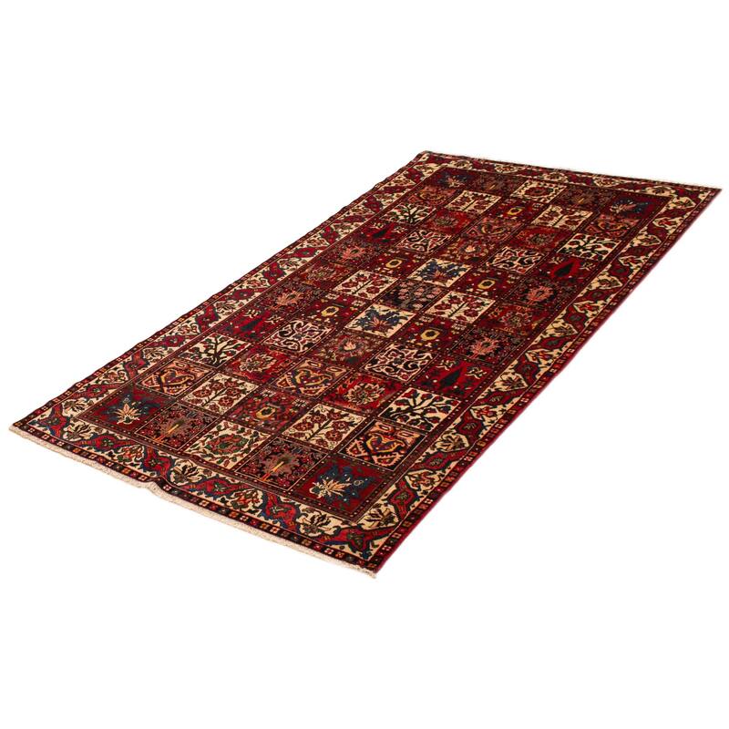 ECARPETGALLERY Hand-knotted Kayseri Red Wool Rug - 5'3 x 9'10