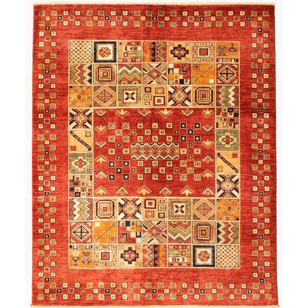330799 Bedroom eCarpet Gallery Large Area Rug for Living Room Chobi Finest Bordered Red Rug 8'0 x 10'0 Hand-Knotted Wool Rug 330799 Bedroom eCarpet Gallery Large Area Rug for Living Room Chobi Finest Bordered Red Rug 8'0 x 10'0 Hand-Knotted Wool Rug
