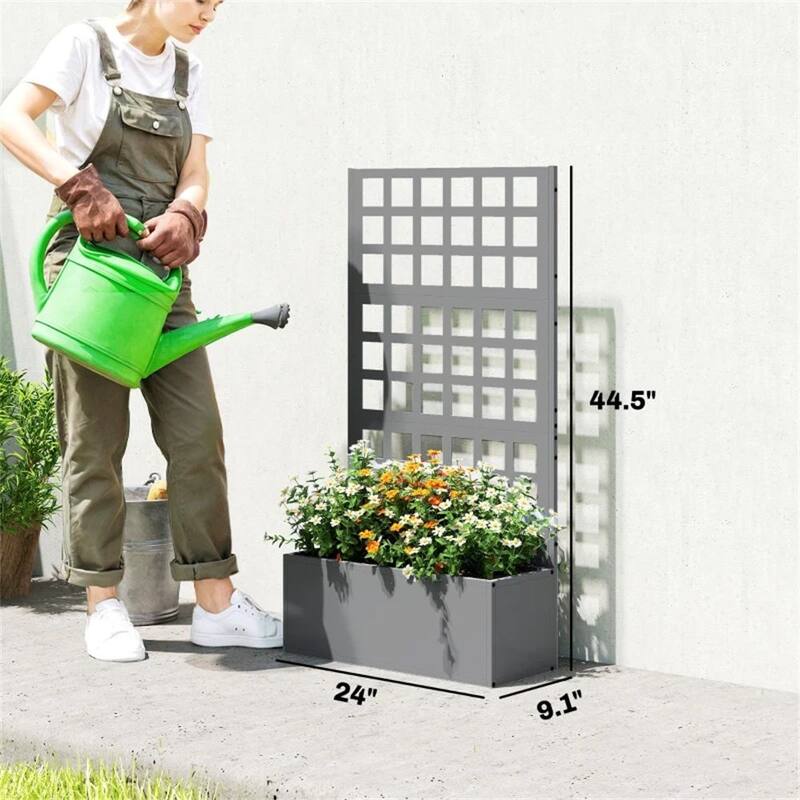 Elevated Garden Bed, Planting Box, Plant Rack, Black