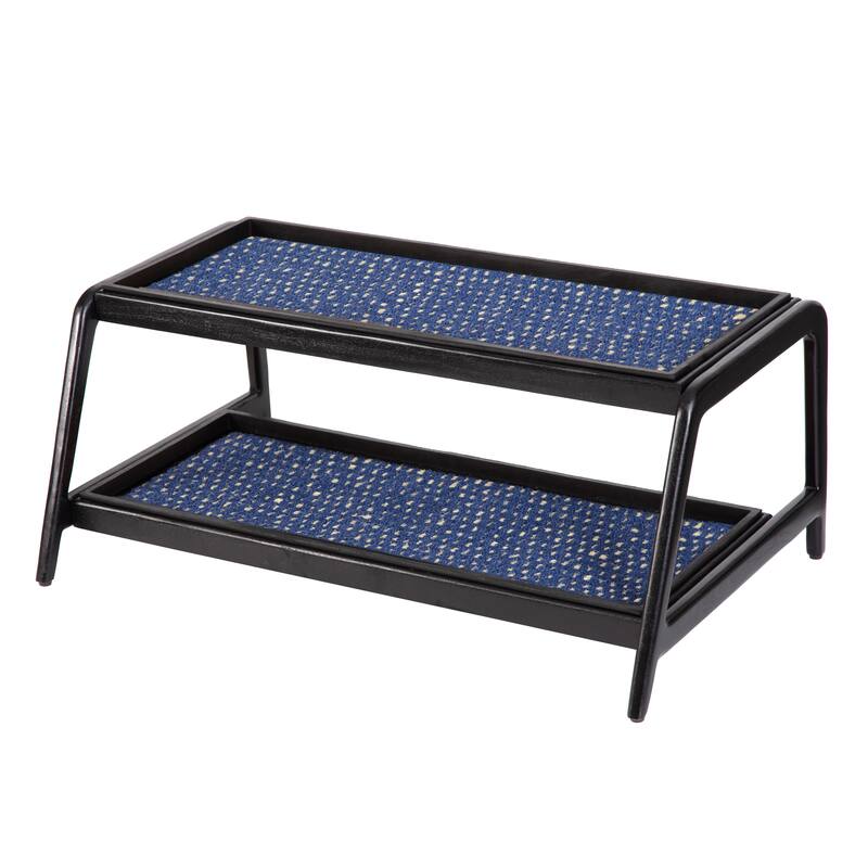 Jani Double-Tier Black Stand 3-Pair Rubber Boot Trays - K.C. Whistle