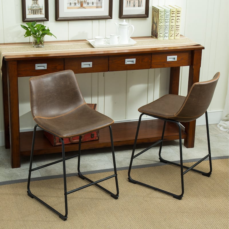 Vintage Counter Height Stools,Set of 2