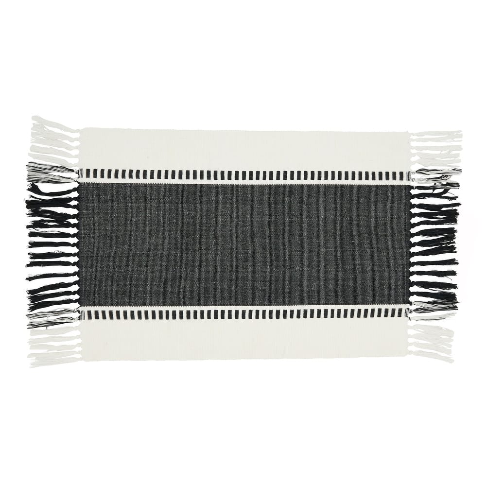 Tassel Trimmed Stripe Placemat (Set of 4)