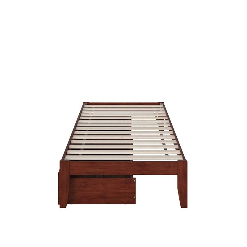 AFI Colorado Platform Bed with Storage and Charging Station