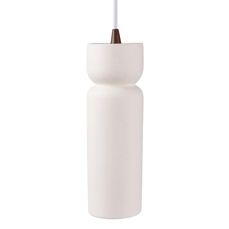 Justice Design Group Ceramic Tall Hourglass Pendant