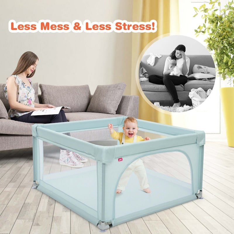 Costway Baby Playpen Infant Large Safety Play Center Yard w/ 50 Ocean - See Details