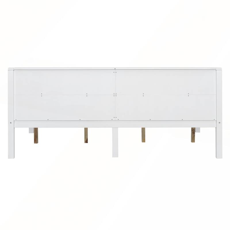Full size Elegant MultiFunctional Daybed with Sturdy Storage Space