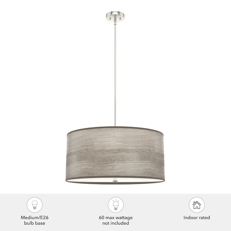 Hunter Solhaven Drum Pendant Light