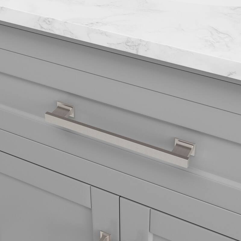 Bathroom Vanity with Marble Countertop without Mirror
