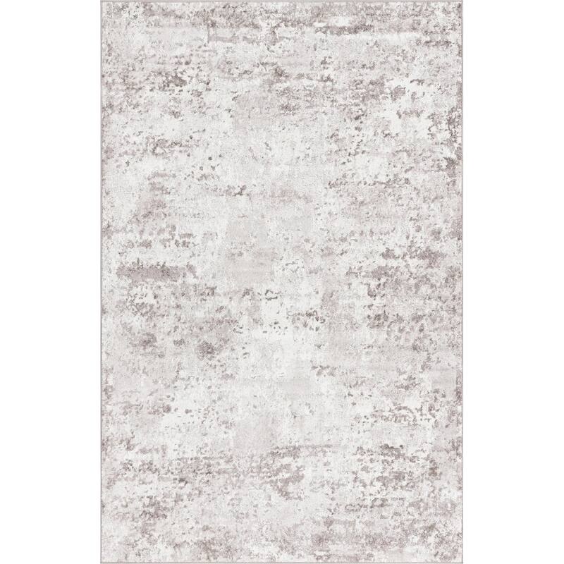 Transitional Cledo Collection Area Rug - 5'x8' - Gray-Ivory