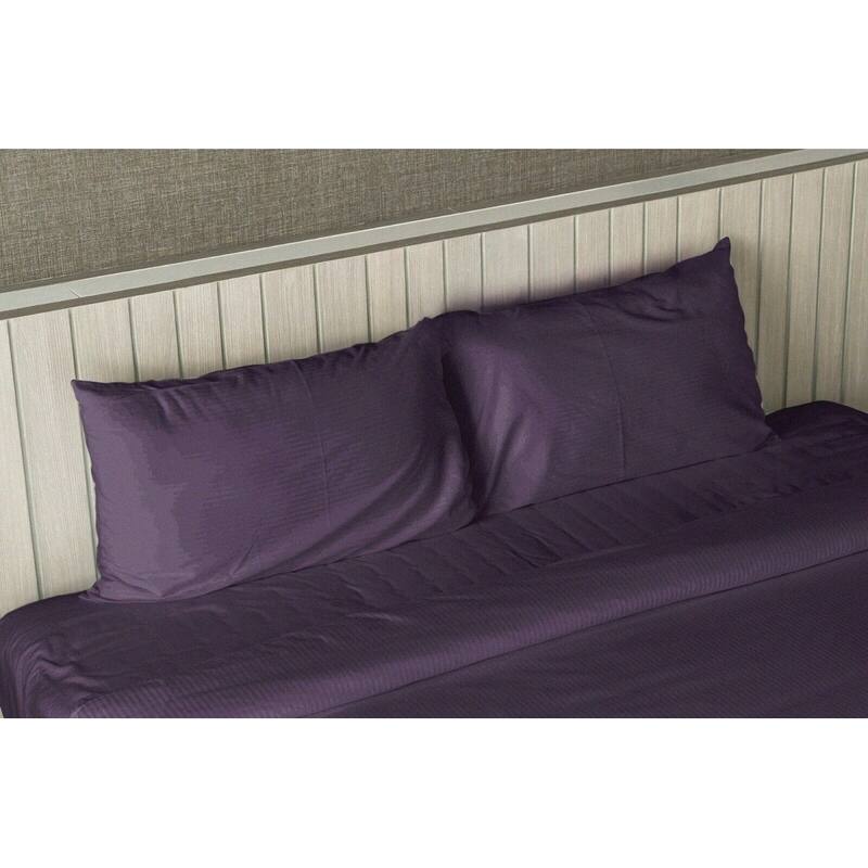 Deep Pocket 1800 Count Luxury Series 4-piece Bed Sheet Set - Eggplant - Full