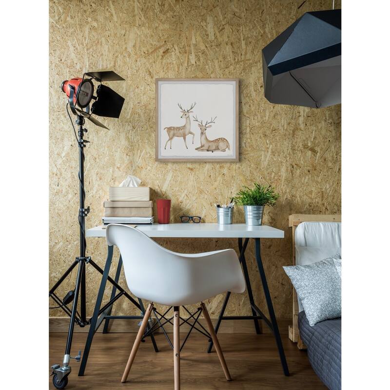 You~'re So Deer to Me Framed Wall Art, Elegant Home Touch - Sophisticated Artwork for Refined Décor