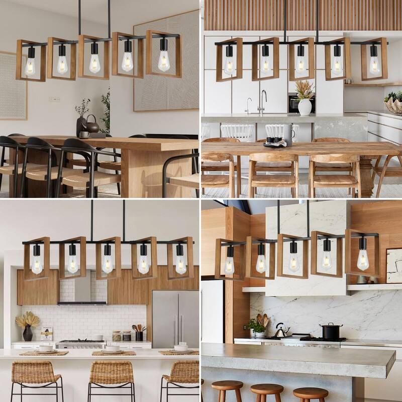 Kitchen Island Lighting Fixture, Dining Room 4 Lights Chandeliers