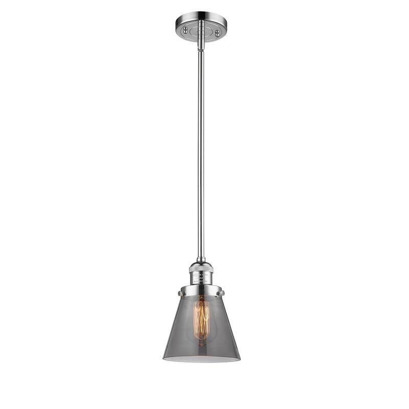 Innovations Lighting Small Cone Single Light 6" Wide Mini Pendant with
