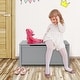 preview thumbnail 3 of 18, Toy Box Toy Storage Chest Bench with Safety Hinged Lid for Ages 3+