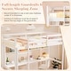preview thumbnail 9 of 7, Space-Saving Twin Loft Bed with Desk and Storage Shelves for Dorm or Apartment