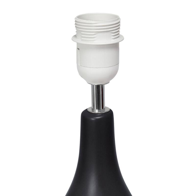 18.11" Standard Dewdrop TableLamp with Matching Fabric Shade