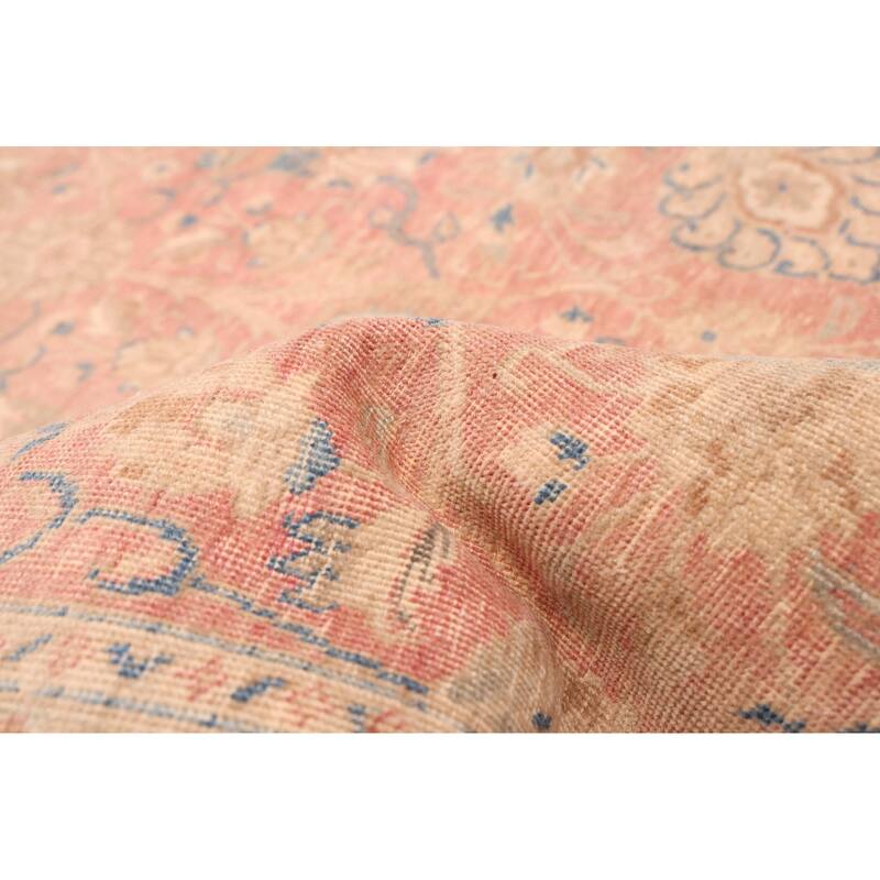 ECARPETGALLERY Hand-knotted Antalya Vintage Pink Wool Rug - 7'8 x 9'11